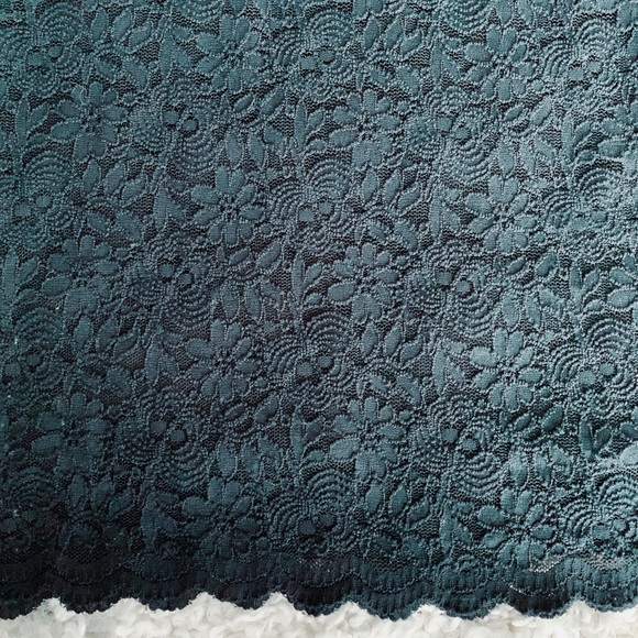 White Stone Stretchy Lacy Mini Dress - Picture 2 of 5